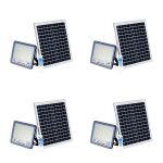 IP66 LED Solar Flood Light With Remote 200W - 4 Pack