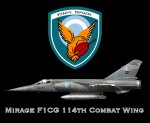Mirage F1CG 114TH Combat Wing Mouse Pad