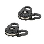 Luwecf 2X Metal Alloy Winch Tow Rope Snatch Block 1 10 Rc Car Vehicle Crawler Model
