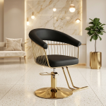 Black Beauty Salon Hydraulic Lifting Chair