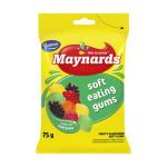 Maynards Soft Fruity Gums 75G