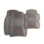 STINGRAY Car Mat 4 PC Set Rubber velour - Grey