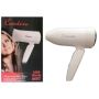Condere 1000W Travel Foldable MINI Hairdryer - White
