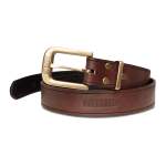 Tactical Belt 41MM Leather Reinforced - Brown - 131CM 48