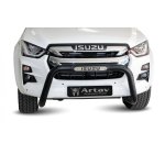 Isuzu Dmax Nudge Bar Pdc Friendly Black Stainless Steel 2022- GEN7 Artav