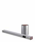 JVC 2.1CH Sound Bar With Wireless Sub - Silver