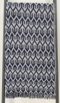 Cotton Blue&grey Arrow Throw Blue&grey Arrow 125X150 Throw
