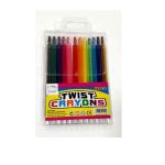 Retractable Crayons 12’S C-thru