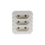 Plug Adaptor - Sleek White - 3 X 5A