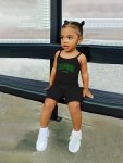 California Print Cami Jumpsuit Girls Casual Romper For Summer Gift