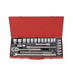 Socket Set 24PC 1 2" 10-32MM 12PT