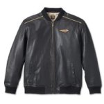 Harley Davidson Men& 39 S 120TH Anniversary Leather Jacket - Black Leather XL
