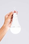 Rechargeable Loadshedding LED Pin Type Camping Bulb 15W With Hook B22