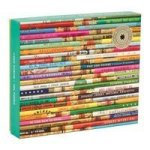 Phat Dog Vintage Pencils 1000 Piece Foil Stamped Puzzle Jigsaw