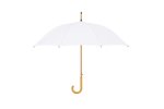 23" Wooden Shaft And Hooked Handle Umbrella