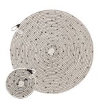 Placemats & Coasters - Stitched Polka Dot Set Of 4 Each - Large