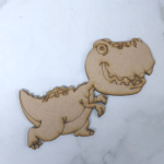 Wood Cute Tyrannosaurus Rex