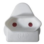 Euromate Plug Adapter With 2 Pin Socket 6A
