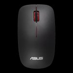 Asus WT300 Wireless Mouse 2.4GHZ Rf Wireless 1600 Dpi Ambidextrous Design Matt Black & Red – New