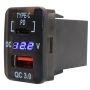 30X20MM Car USB Charger QC3.0 Fast Charge With Pd Compatible With Toyota