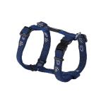 Rogz Fancy Dress Dog Classic Harness - Jellybean Small Navy Paw