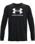 Men's Ua Sportstyle Logo Long Sleeve - BLACK-001 XL