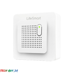 Lifesmart Flammable Gas Sensor With Built-in Alarm - White - End Of Life
