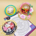 Alinacraft Diy Shaker Card Kit - Round Metal Die Cutting Set For Handmade Birthday Cards Scrapbooking & Party Crafts