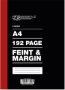 Freecom Freedom A4 2 Quire Hard Cover Counter Book 192 Page Feint