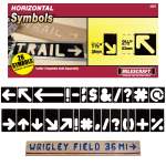 Templates Horizontal Arrow & Symbol 1-1 2 & 2-1 2