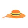 Pioneer Bush Hat High Visibilty With Reflective Tape Orange