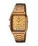 Casio Men& 39 S Retro Classic Analogue-digital Wrist Watch Gold Tone