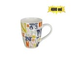 Daily Porcelain Coffee Mug - Tall Letter N 400ML
