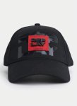 Red Logo Black Cap - One Size Fits All Black