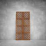 Laser Cut Screen - Design 098 - 2000 X 1000 X 20 Rust Coat Outdoor