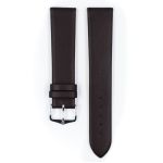 Toronto Calf Watch Strap In Brown - 22MM Silver