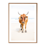 Nguni Light Tan I Art Print - A4