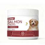 Bettar Salmon Chews Premium OMEGA-3 Support For Healthy Skin & Coat