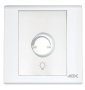 Rotary Dimmer Switch 250W White For 3X3 Box