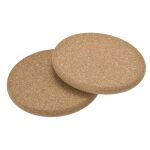 Barware 2-PACK Cork Wood Trivet Coasters Hot Plate - 19CM