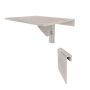 Folding Wall Mounted Drop-leaf Table 57X37CM - Wood Marble