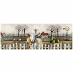 Tear Resistant Deco Print Elegant Sheep