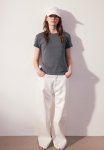 Fitted Cotton T-Shirt - Grey