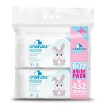 Sensitive Lightly Fragranced Baby Wipes 6 Pack