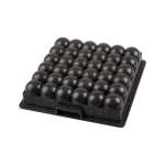 Square Bubble Cake Mould Black