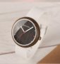 Bobo Bird Ladies Wooden Watch With Silicone Wrist Band - Bluewhite