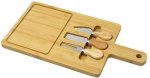 Bamboo Cheese Board With Cheese Knife Set Bamboo Cutting Board