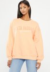 Tonya Oversized Crew Jumper - Soft Papaya Santa Barbara