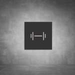 Gym fitness Sign - Black - Powder Coated Aluminum