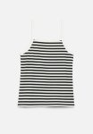 PoP Candy Striped Cami Vest - Black & White